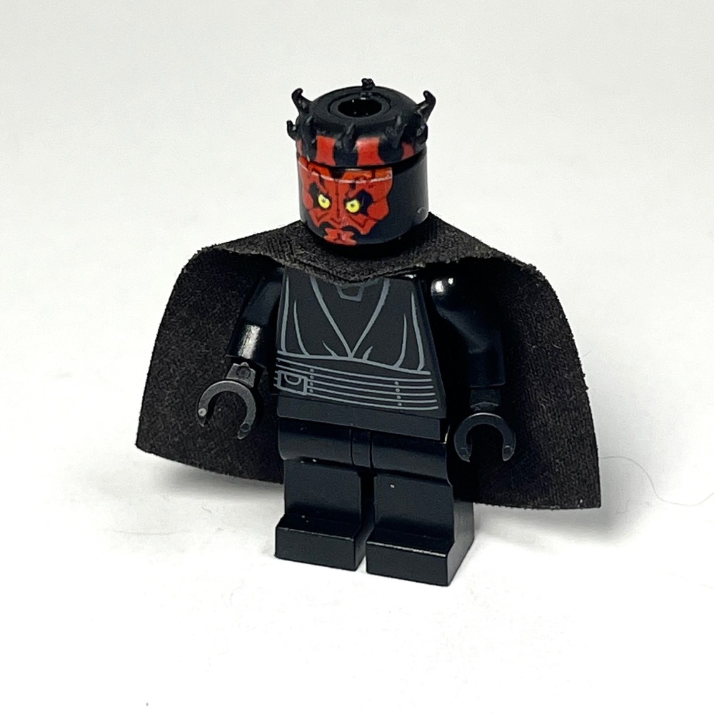 LEGO Star Wars Darth Maul Minifigure sw0003 Horns Cape Sith Torso Figure 7101 80
